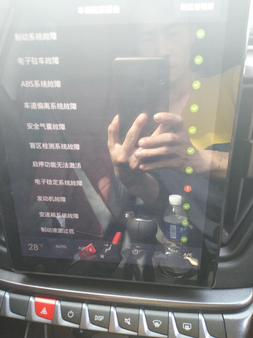 风行t5-我这个行车屏上正常的，大屏上车辆健康报告上显示电子稳定系统故障
