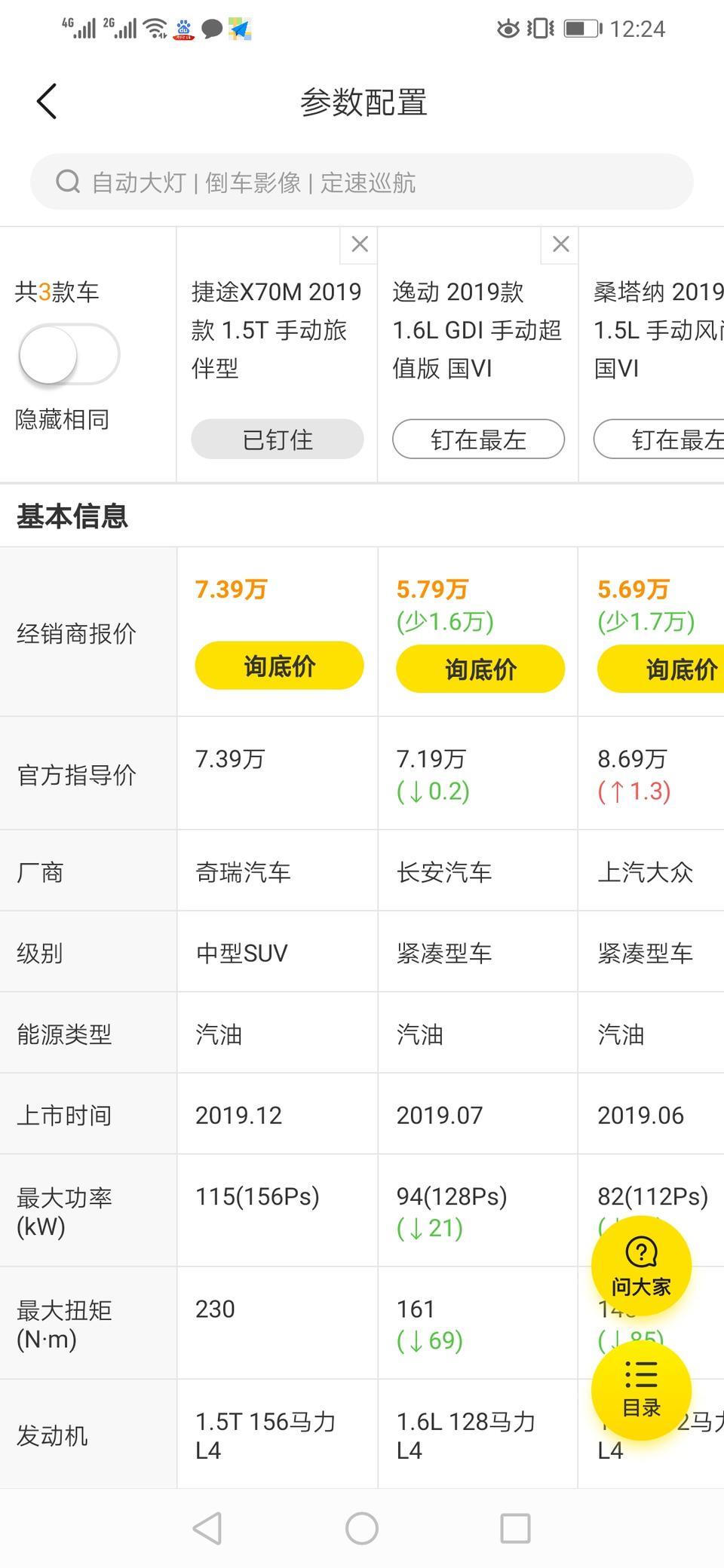 各位大咖，有没有了解捷途X70M，长安逸动的？想换车，家用，感谢