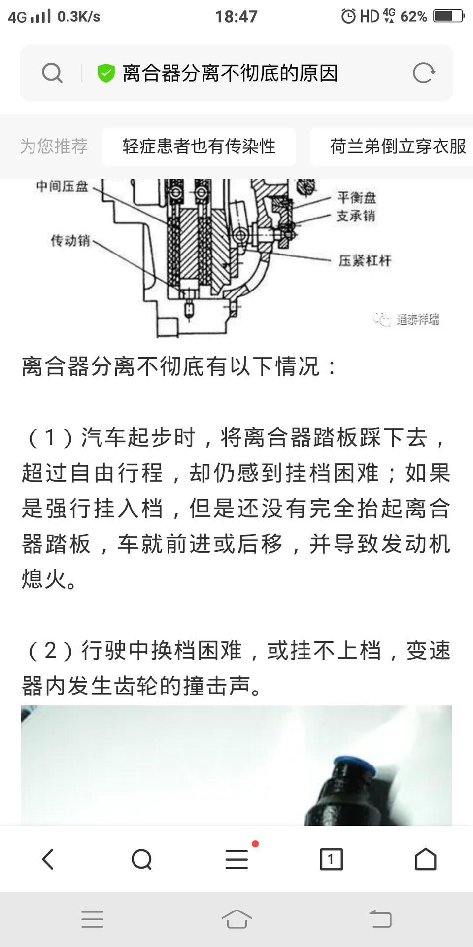 长安cs55-为什么这个车会出现离合器分离不彻底，我感觉好失望?图上两个情况我都有?