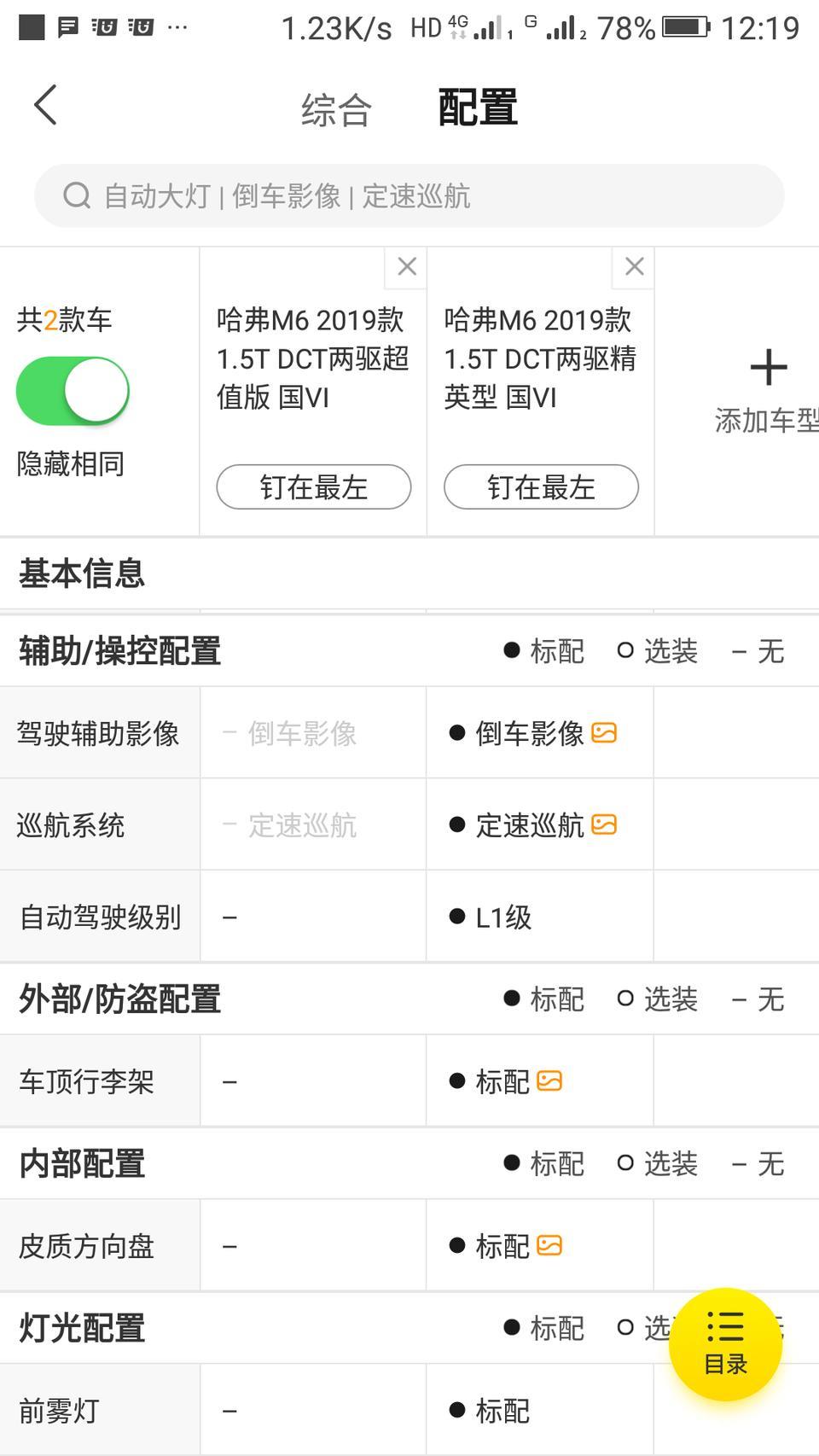 哈弗m6-买超值版后期加装下面的配置，划得来吗？