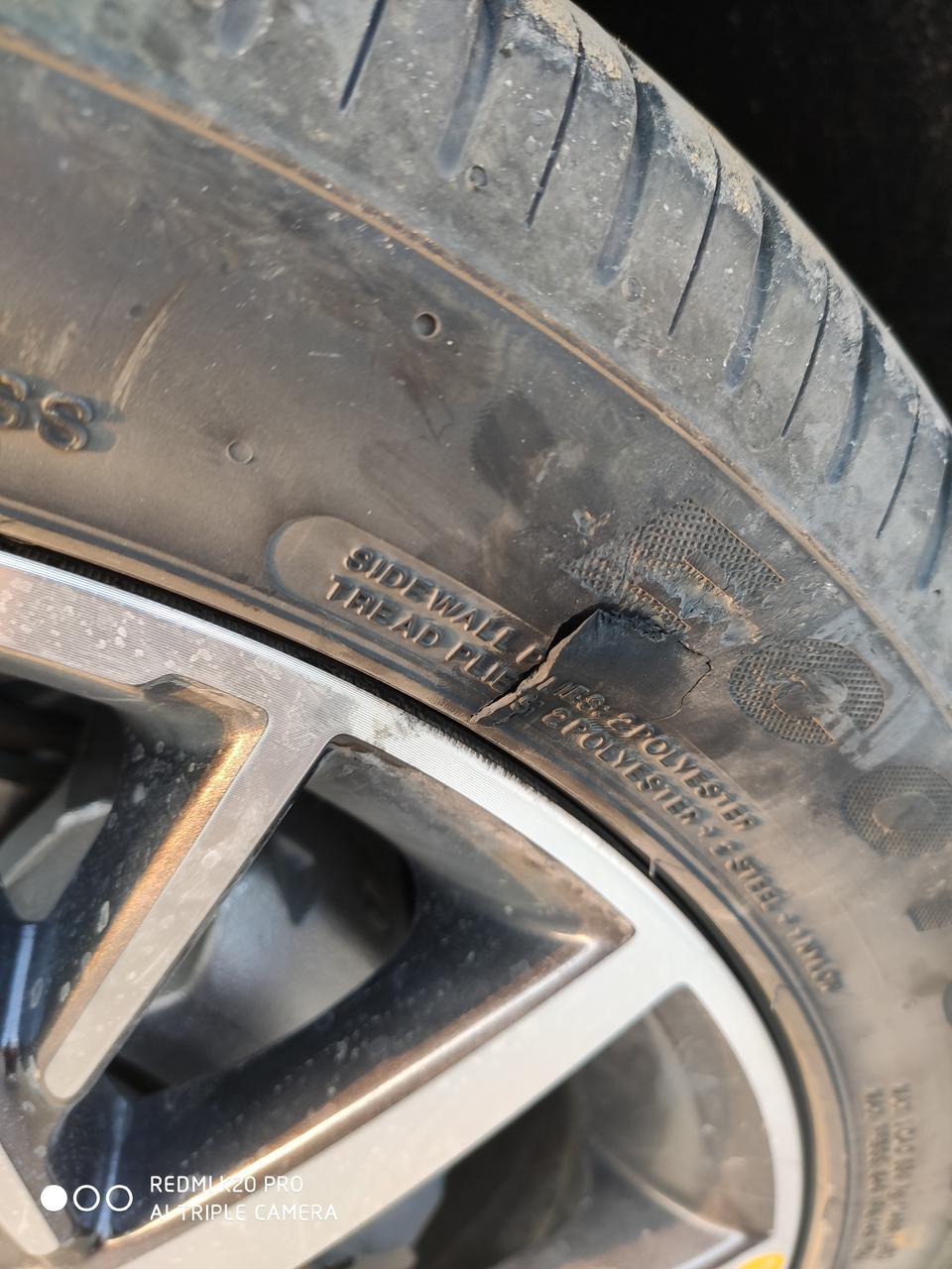 奕炫-这种情况是不是要换轮胎了