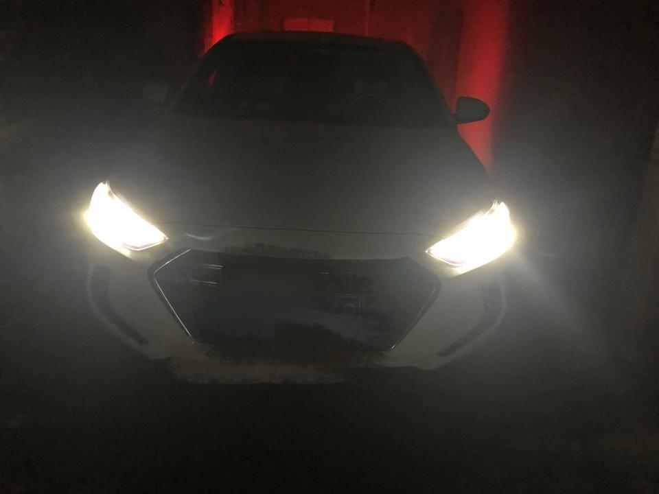 19款领动为什么更换了led不聚光，怎么也调不好，有大神指点下吗？