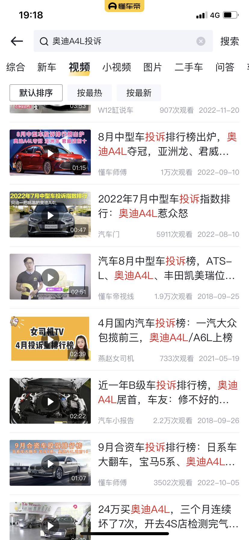 奥迪A4L 奥迪这撤诉率那么高是咋回事儿，连续五个月霸榜投诉榜，结果年度投诉量排名才第18
