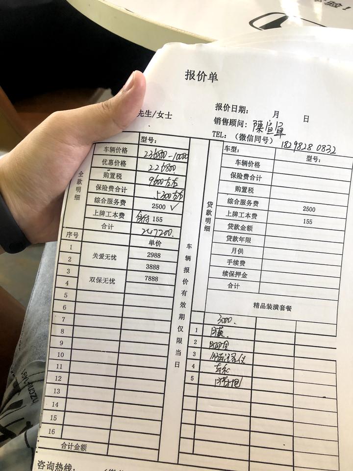 雅阁混动次顶配这个价格是高了还是低了，我感觉4s店的销售比较硬气，感觉卖不卖无所谓