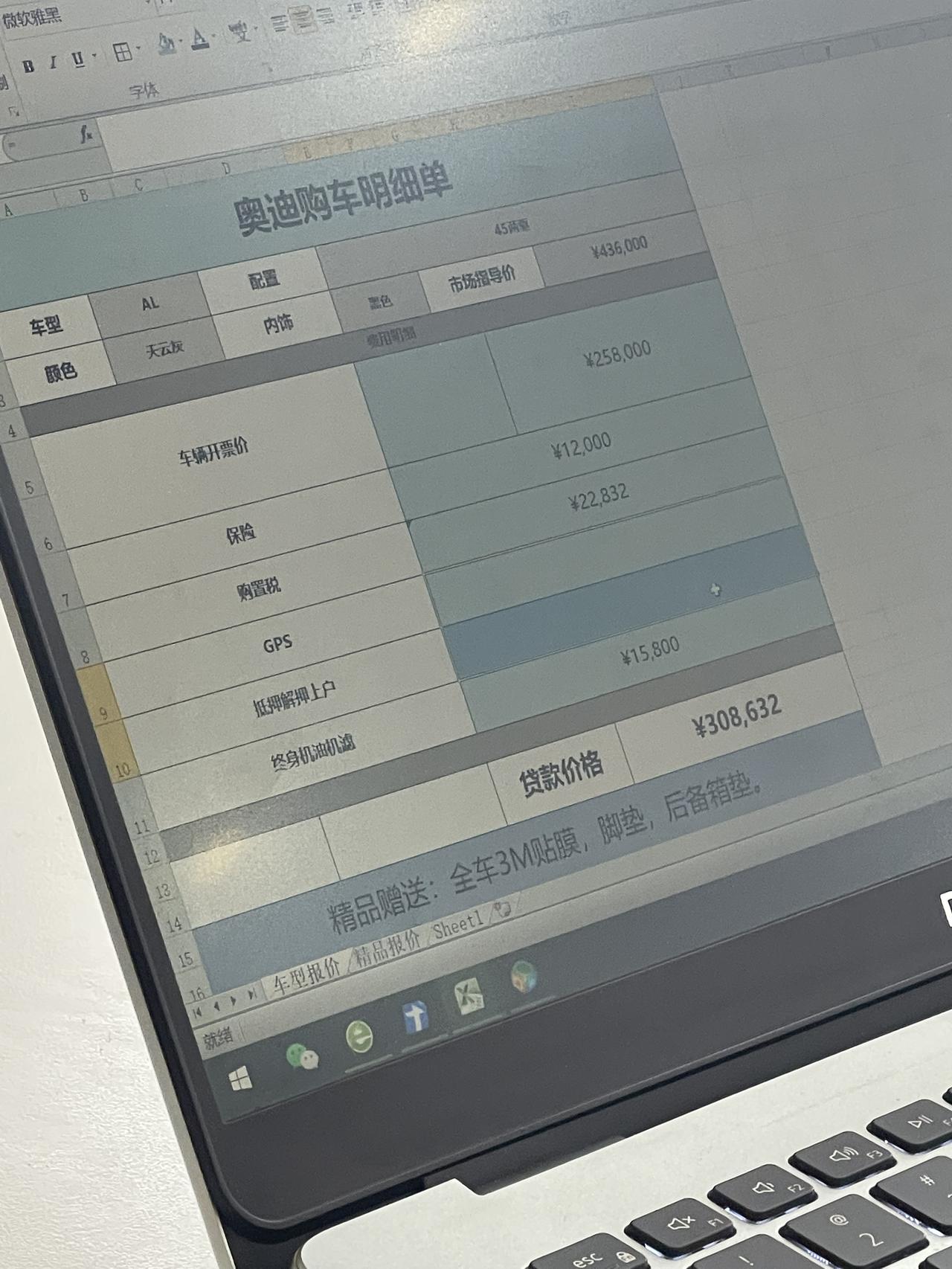 奥迪A4L A4l时尚动感  落地28.5  坐标内蒙  价格合适吗