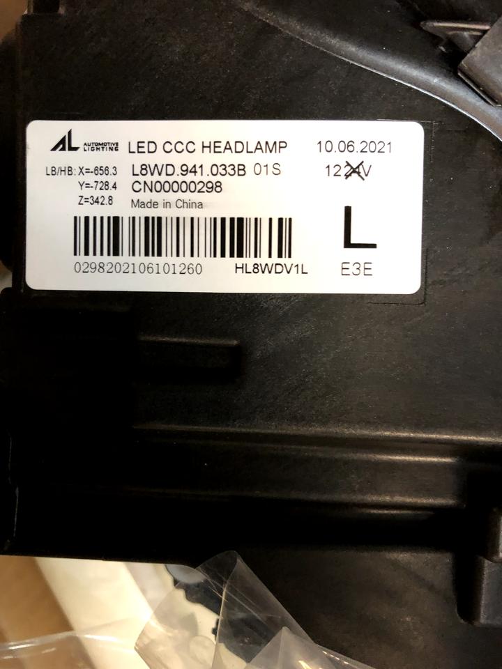 奥迪A4L 你好，请问下在4s店大灯流泪索赔的大灯会不会不是原厂的啊，感觉没原车的亮喃