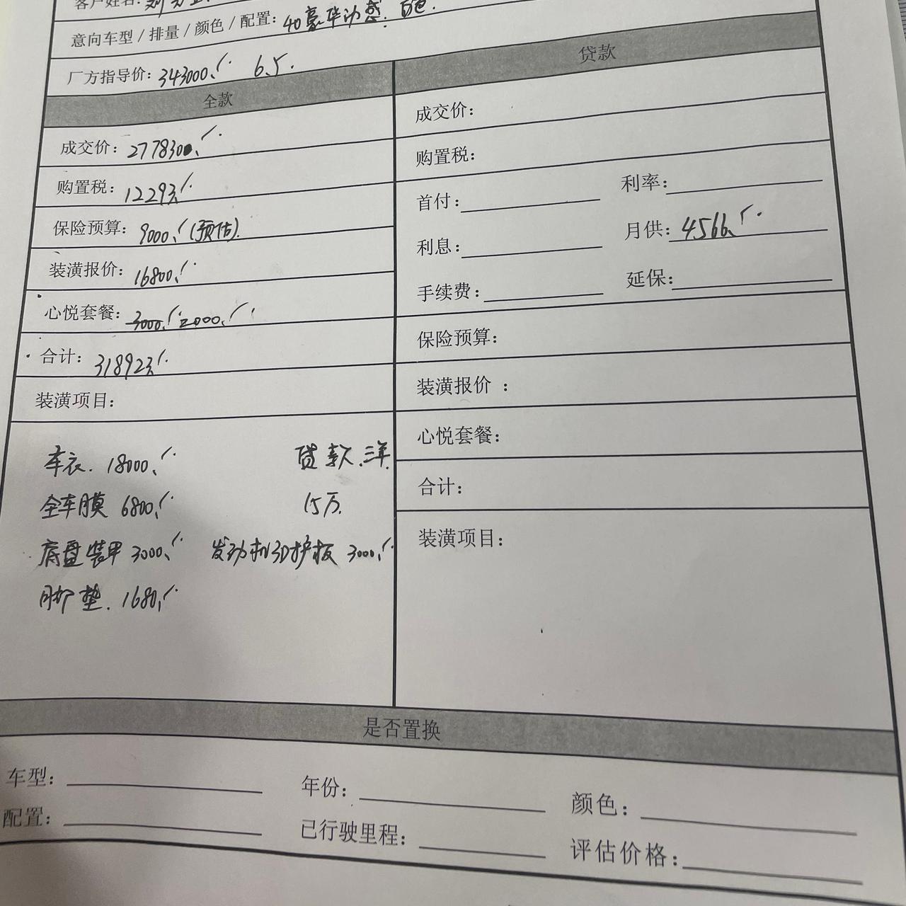 奥迪A4L 南京a4l豪华落地大概多少请问，昨天去4s店问了，这个价格是不是贵了，然后又商量分5年，比图片上价格便宜1w