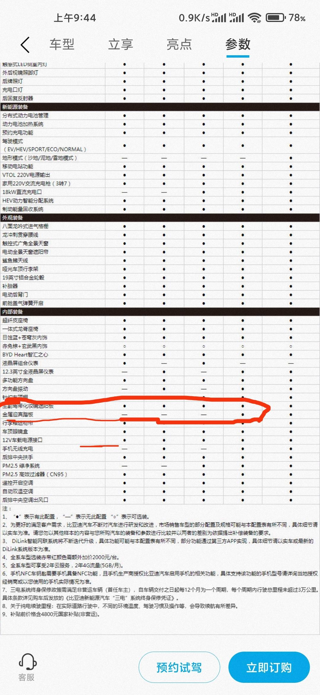 比亚迪宋PLUS DM-i 有没有提两驱顶配的兄弟，出来给小白鼠解释一下，两驱顶配配置里，金属迎宾踏板是什么东西，有没有
