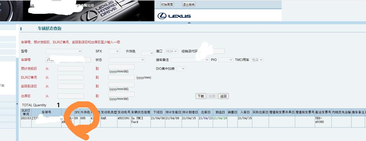 雷克萨斯RX RX300舒适版车辆型号代码是D4  今天4S店给我看车架号型号代码有个D5是什么，是不是搞错了？