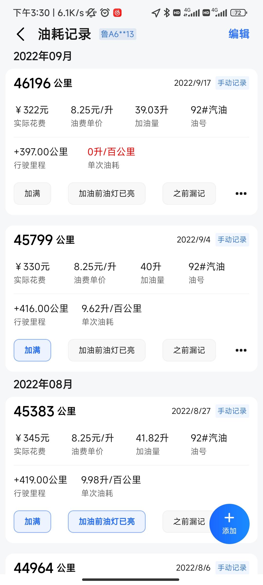 哈弗H6 19年的2代h6，表显油耗7.8，实测油耗快十个，你们也这样吗