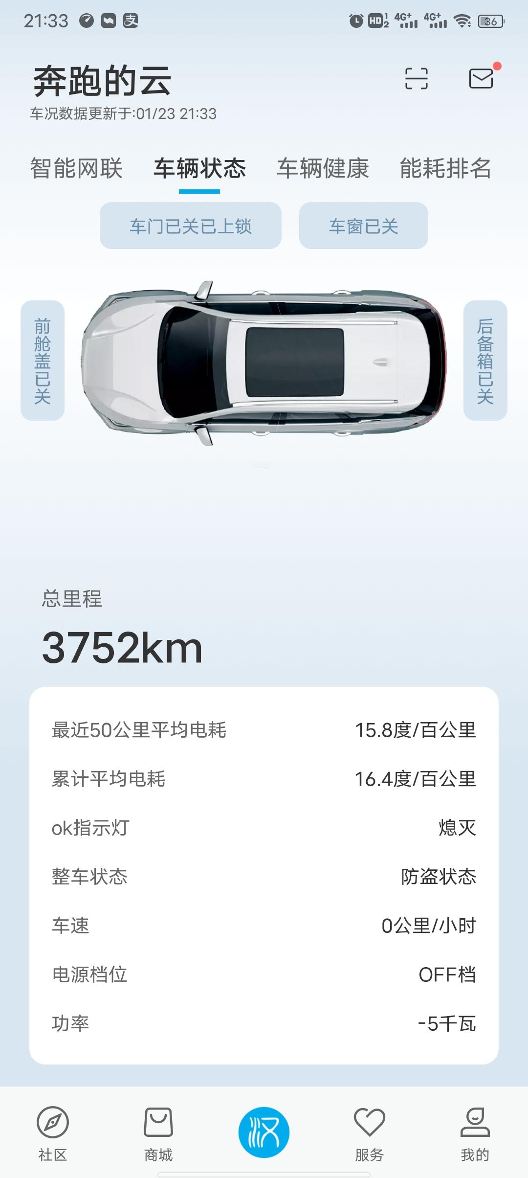 比亚迪汉EV 汉ev车辆状态里面最下面的这个功率有的5千瓦，有的6千瓦，这有什么区别莫