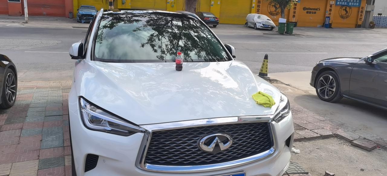 英菲尼迪QX50 东莞的车友有换前刹车的吗？感觉原厂太软了，年后换