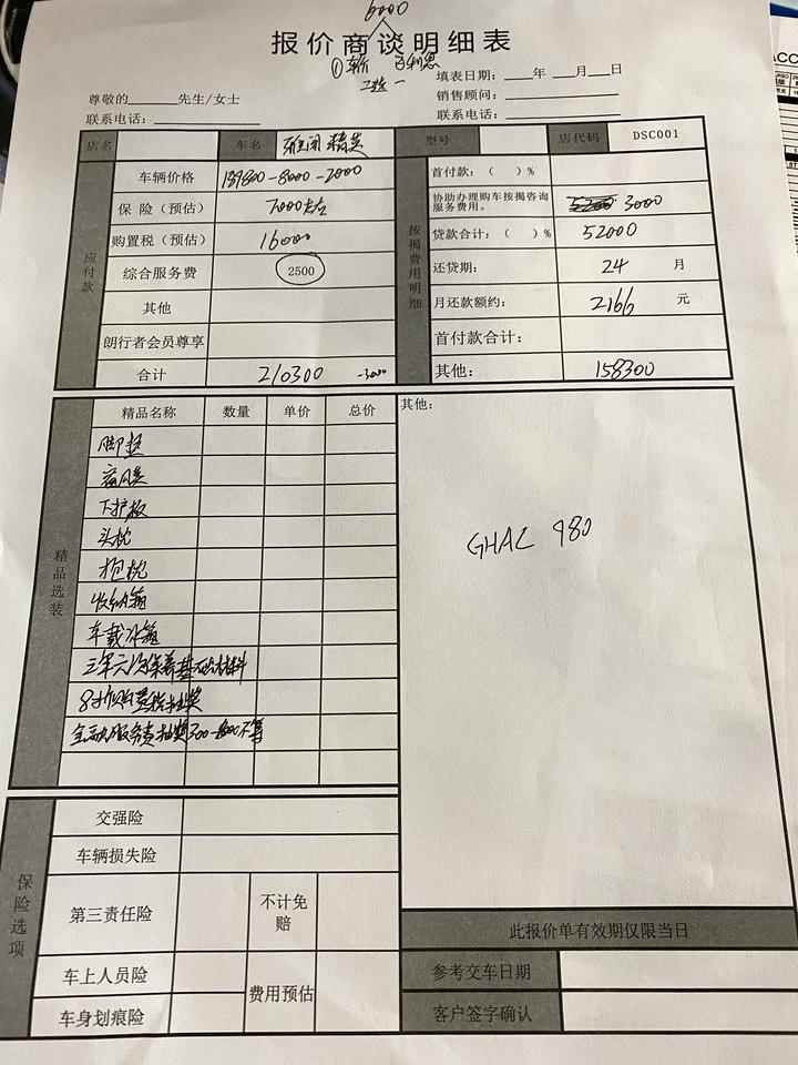 本田雅阁 今天去买车 成都销售给的价格  想请问各位车友合适吗？