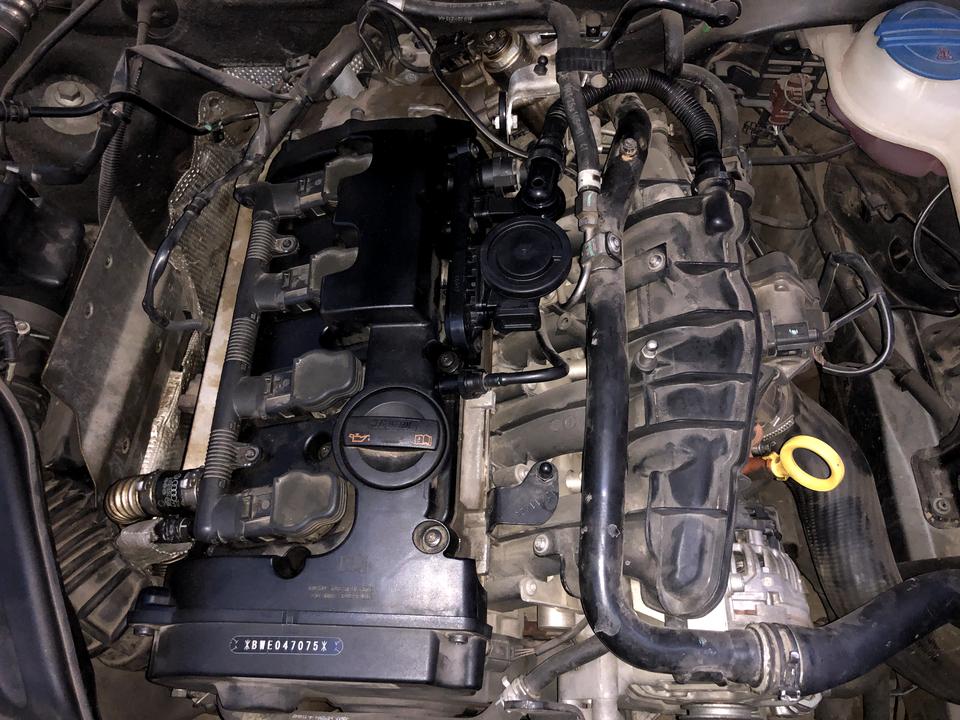 奥迪A4L 奥迪A4B7 2.0T热车，偶尔缺火一开始检测故障是3缸失火，清除故障码，对调2缸3缸火花塞后开了两三天正常