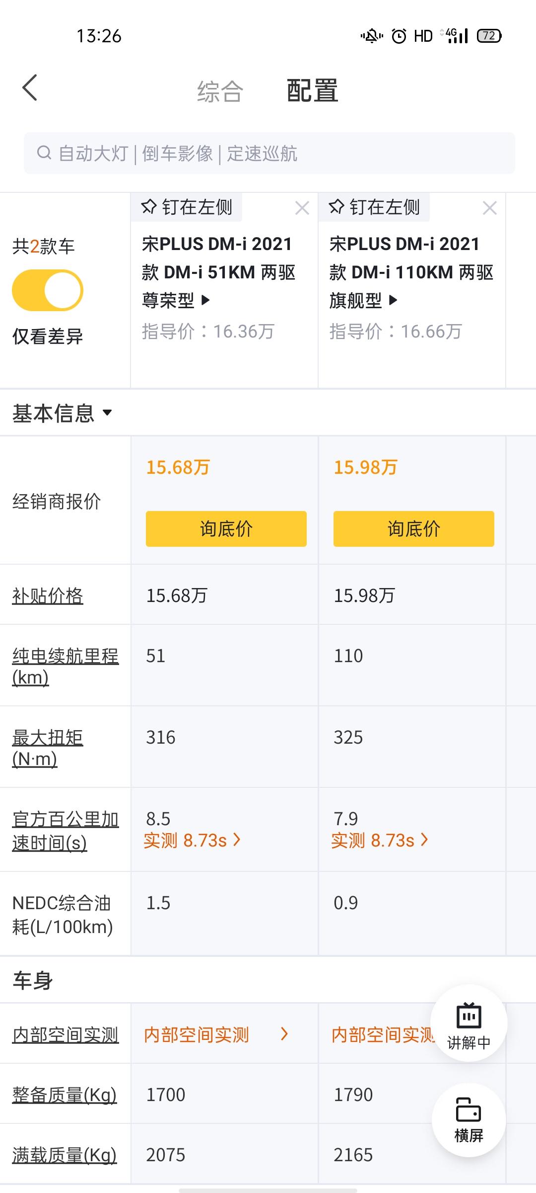 比亚迪宋PLUS DM-i 51km高配，10月 2日下定，没少一分钱，新店开业，承诺2月左右提车，送4次保养。金融服务