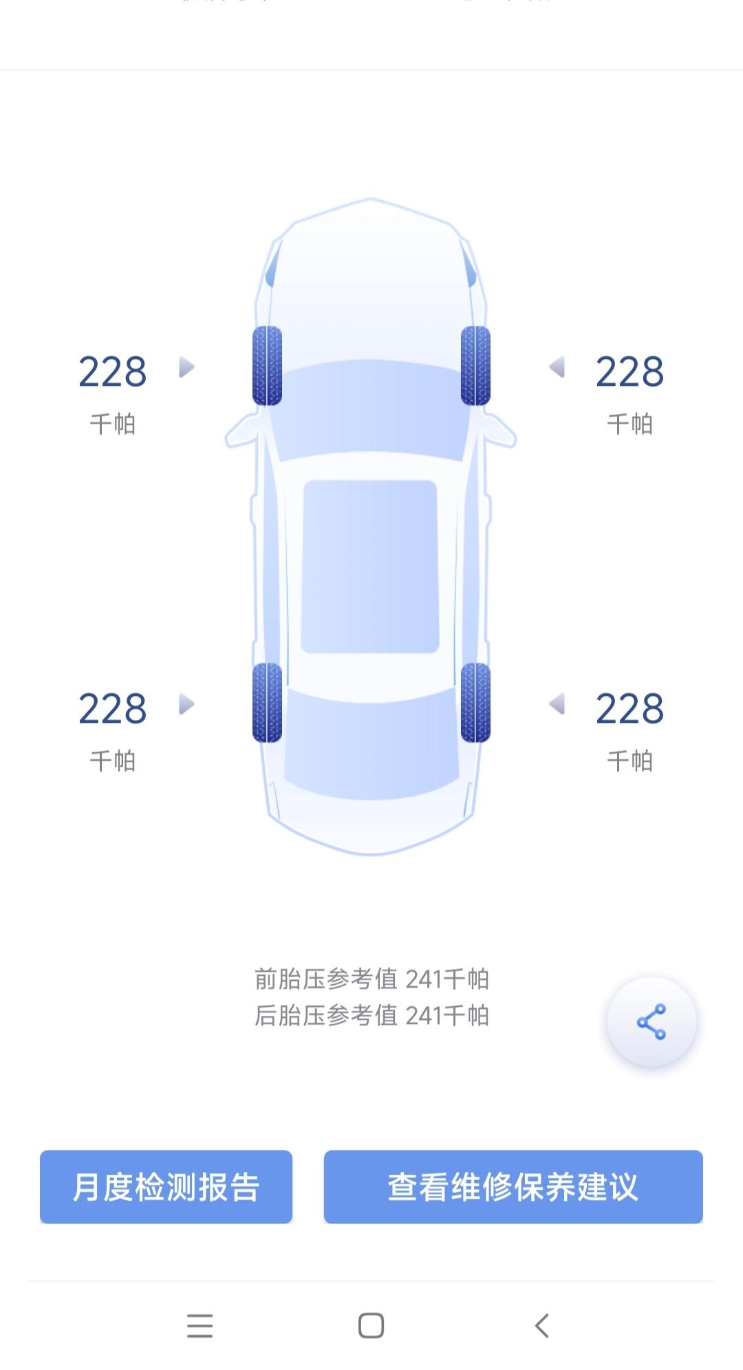 雪佛兰探界者 胎压是不是太低了？