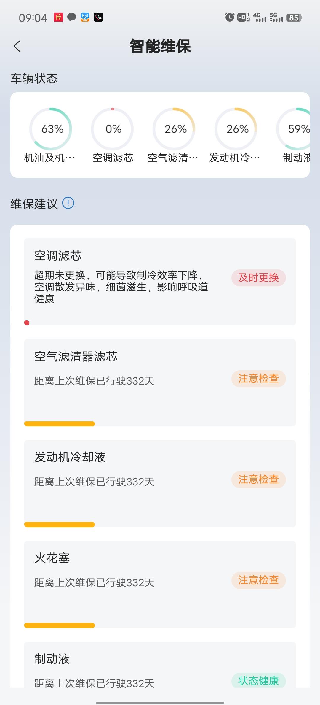 长安CS55 PLUS 老铁们，这种情况是不是要去保养了？