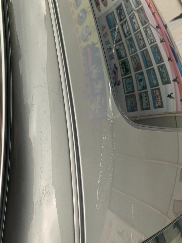 领克03 哭了?，这样的划痕修一下多少钱