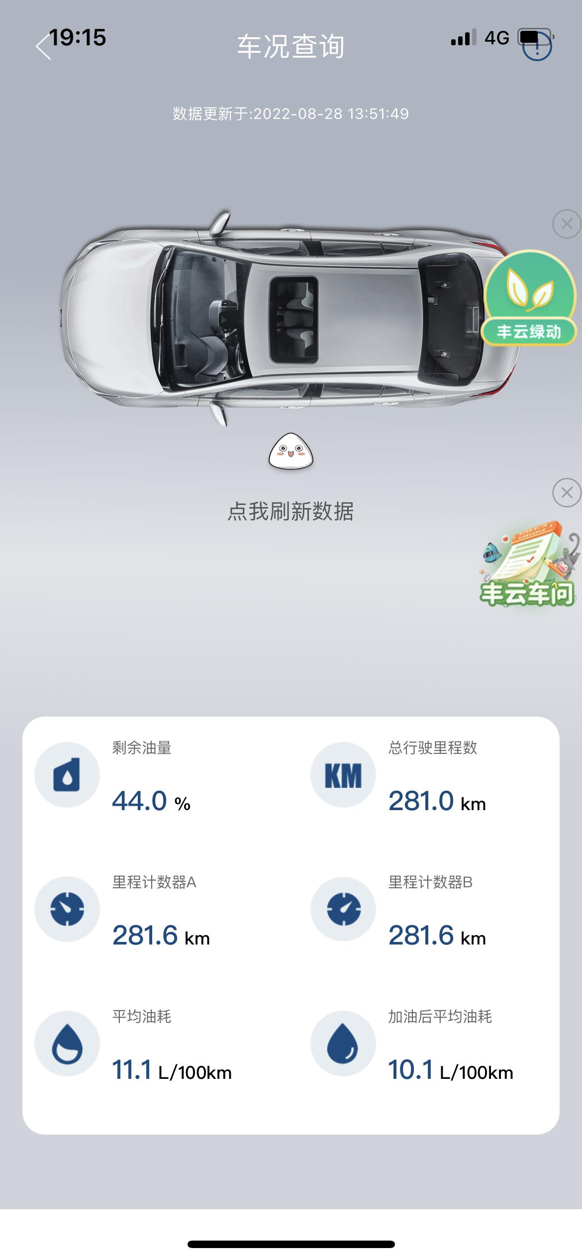 丰田凯美瑞 我这油耗正常吗2.5豪华