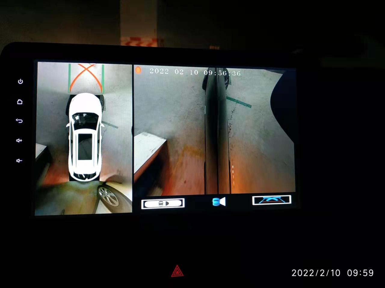 凯美瑞2021双擎豪华版的360影像显示在挂倒车挡同时双闪灯开启时出现视野缺失，有遇到同样问题的车主吗？