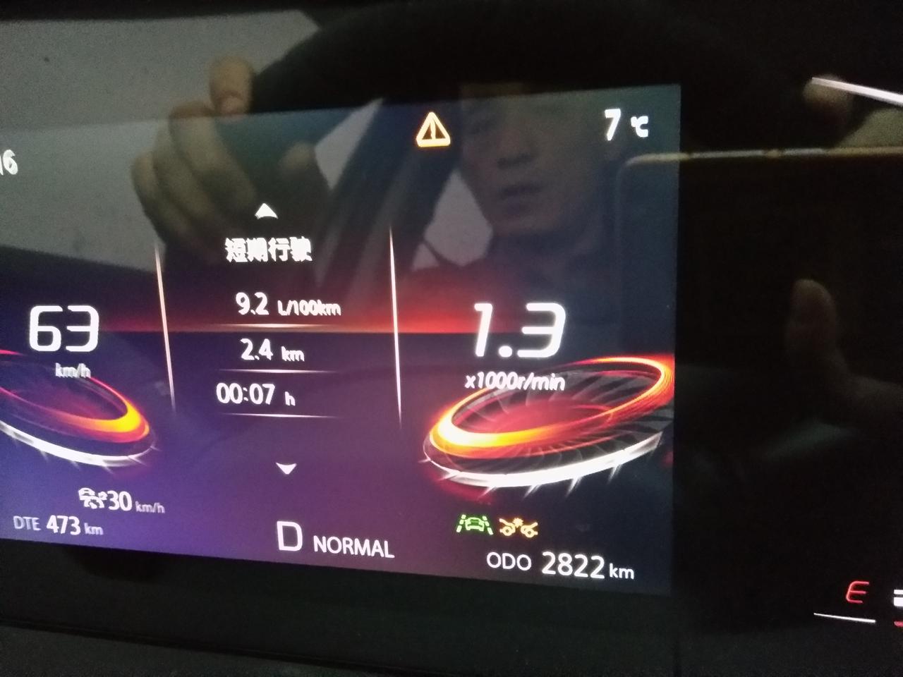 长安CS75 PLUS 汽车前方碰撞预警有时，灯变成黄色的还有一个叹号，一会就好了是怎么回事，