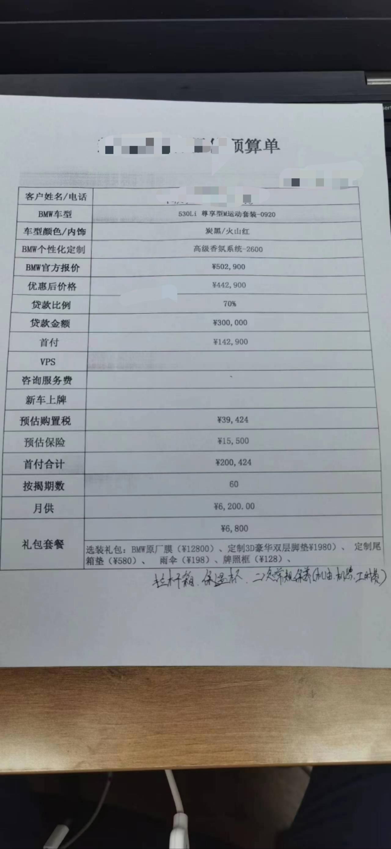 宝马5系 这个价格合理？