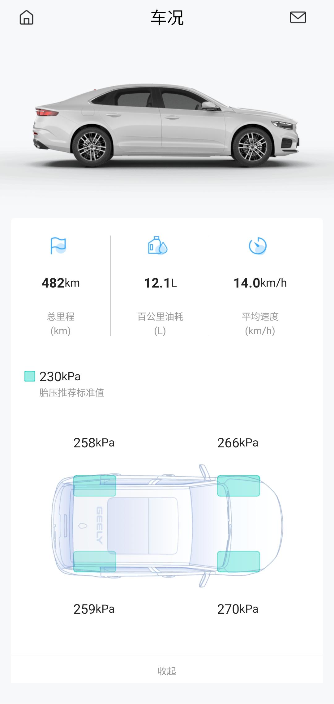 吉利星瑞 兄弟们，这个胎压会不会太高了
