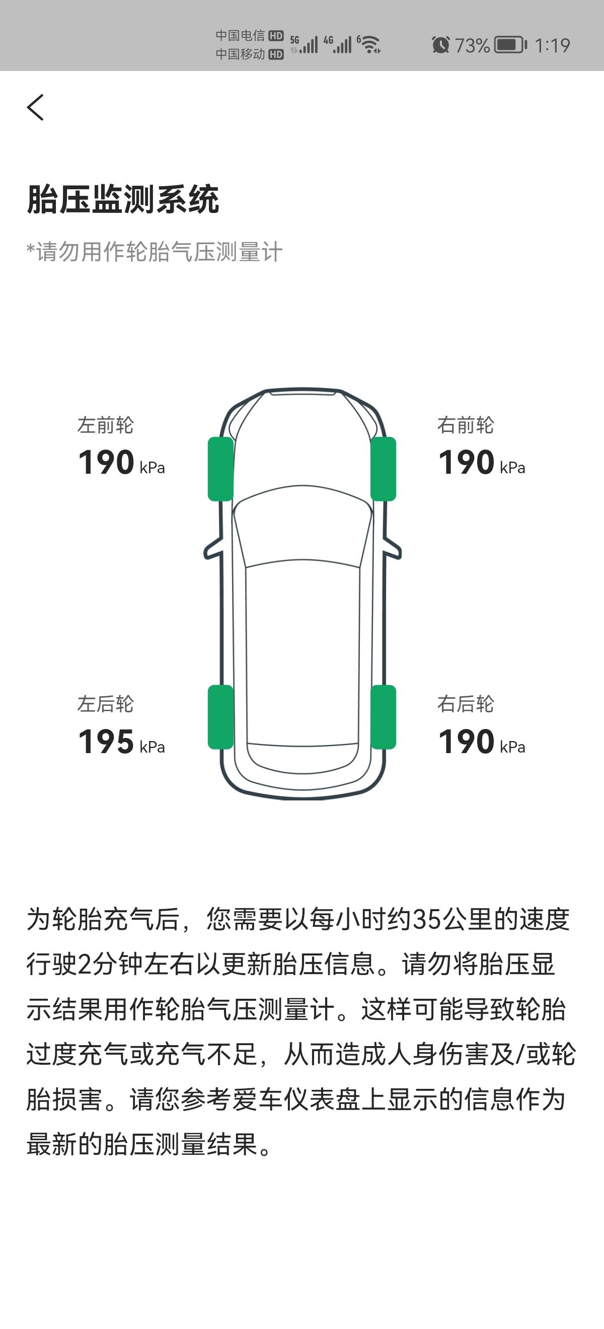 林肯冒险家 昨天加汽了跑了几十公里了胎压还没起来，怎么回事