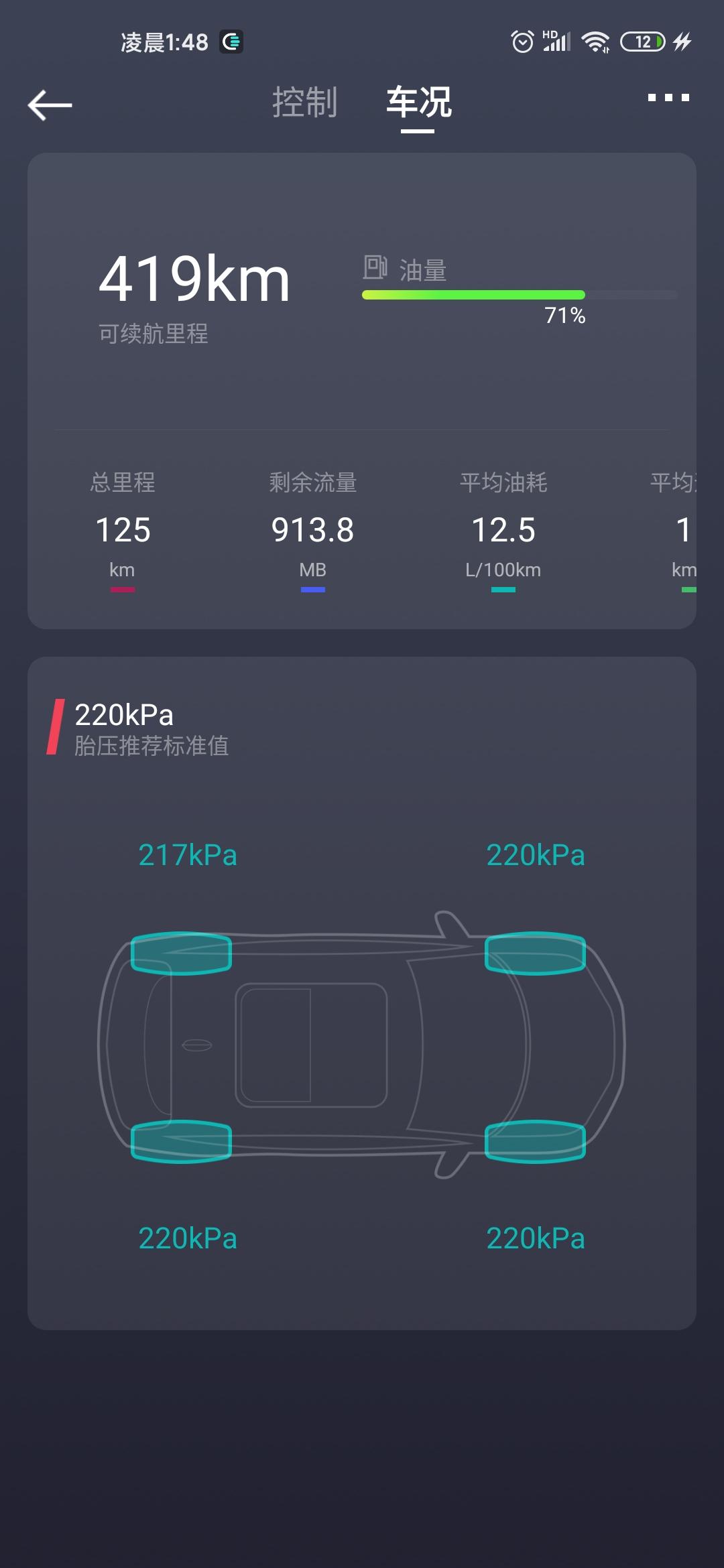 吉利博越 今天胎压降的好快 车刚买回来的时候都是225kpa 现在都在往推荐值下面走 今天胎压几个小时掉了几个kpa 有