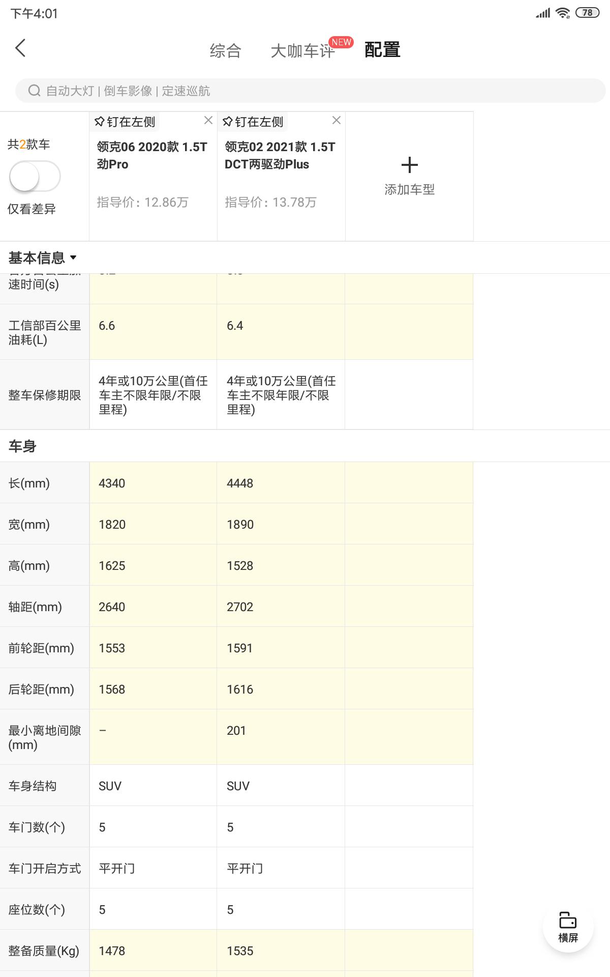 领克02与06车长 轴距相近 为何02是紧凑型 06是小型