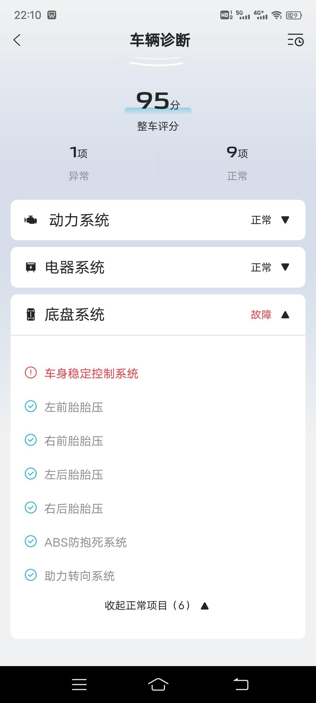 长安CS75 PLUS 22款75P，5000公里，今天晚上打开app一看出这个，什么意思啊