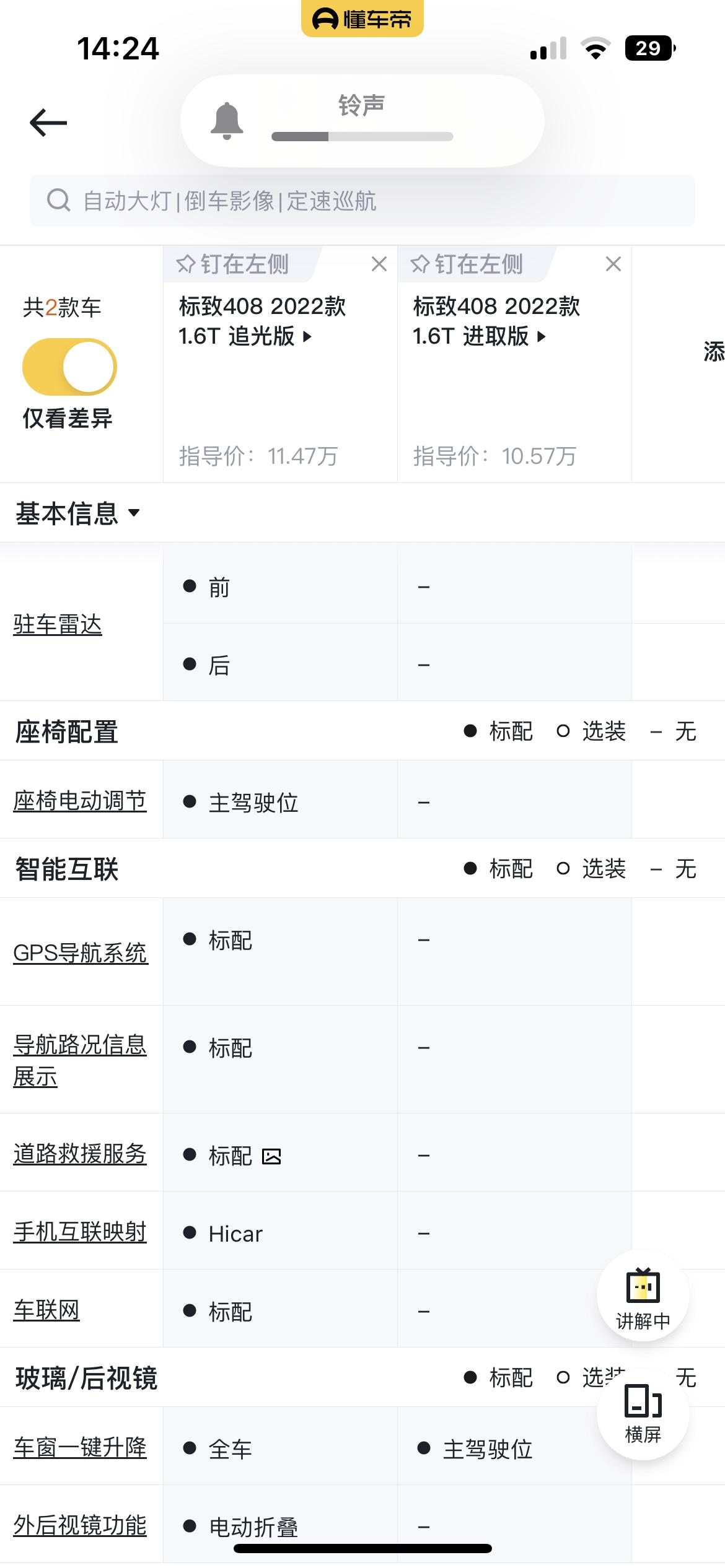 标致408 中配和低配只差这些配置，但是价差9000；中配和高配又只差这点配置的价差7000，感觉都不值当啊，老铁们怎么