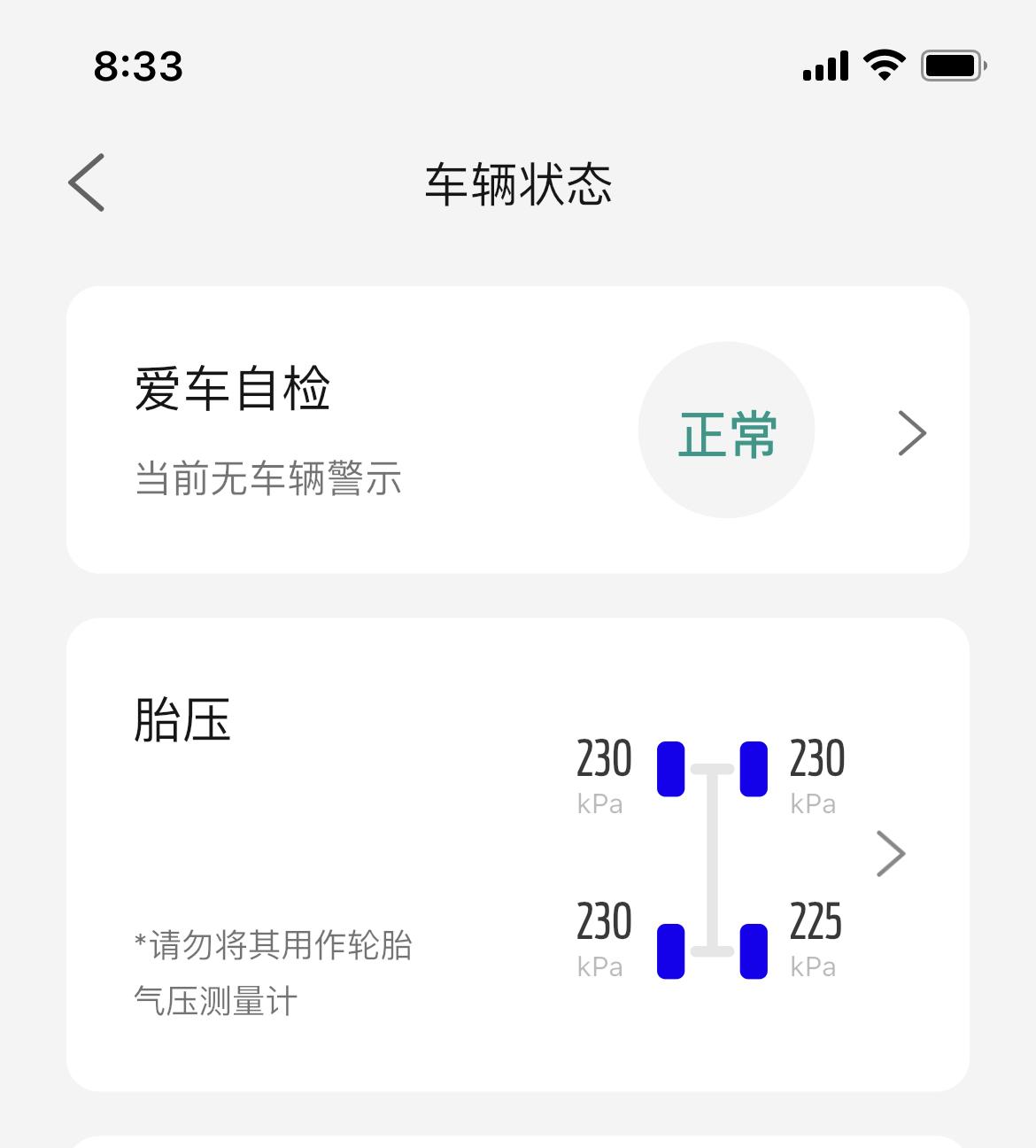 福特金牛座 麻烦问下出差一个月没动车 现在冷车胎压230. 室外10度左右，要打点气吗 谢谢