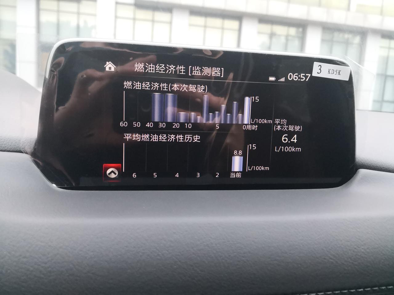 马自达CX-5 油量目测还有不到一格（0.9左右），表显还能跑77公里；目前平均油耗8.8。问下老司机，到底能不能再跑7