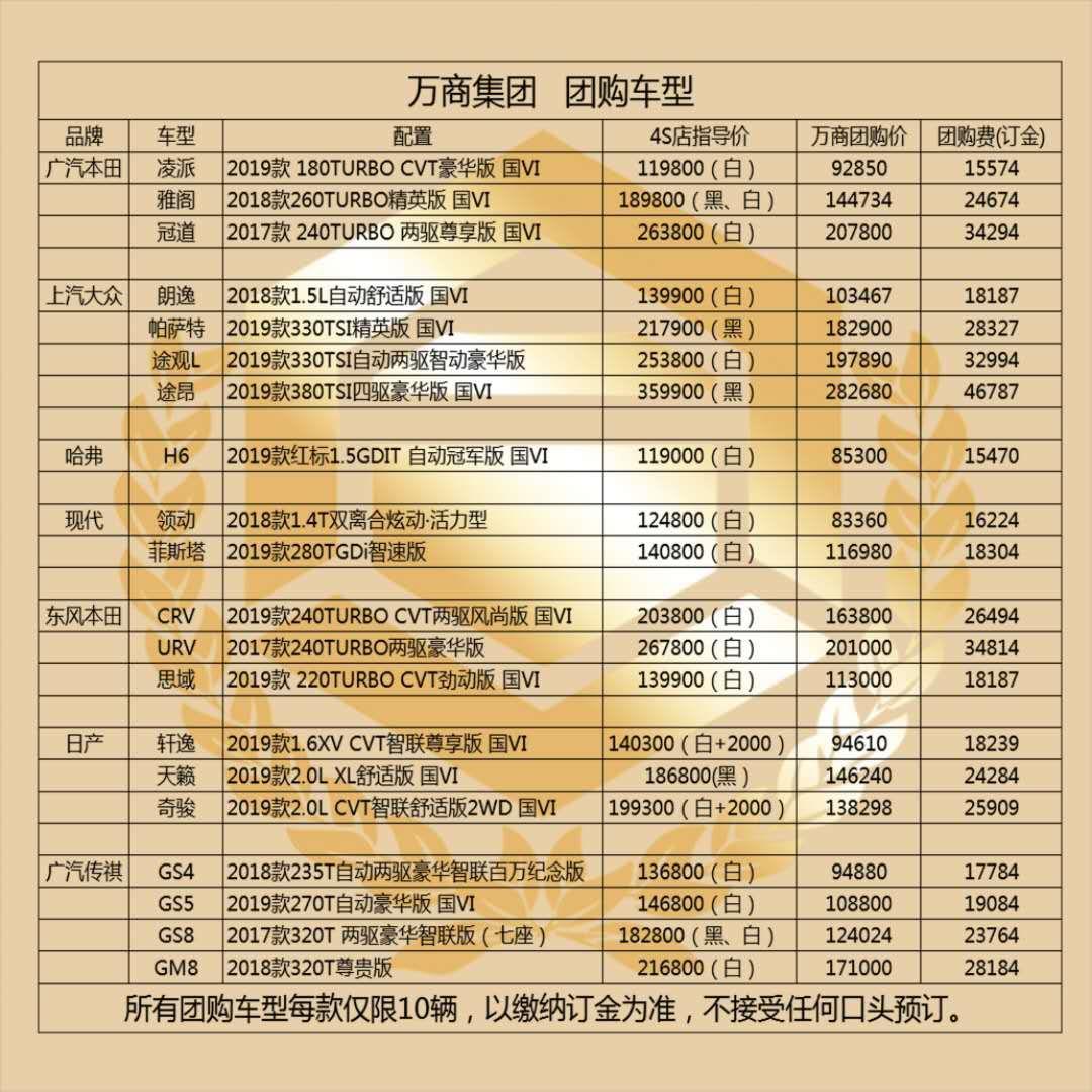 丰田卡罗拉 万商团购车靠谱吗？