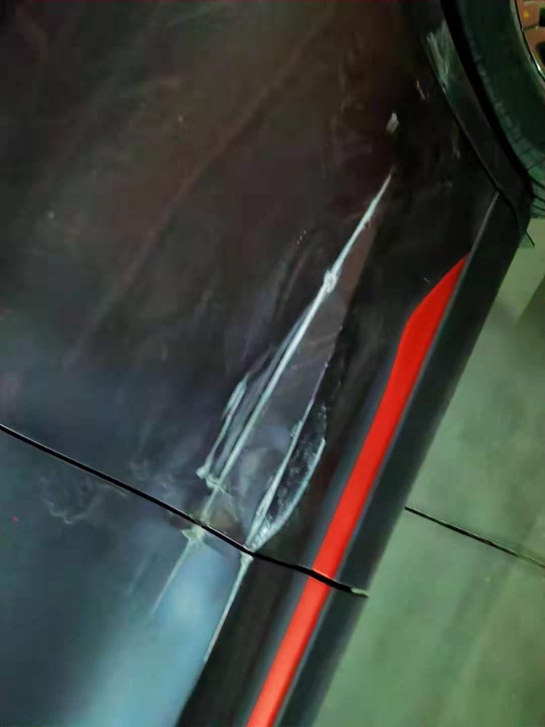 长安CS75 PLUS 新车，昨晚被刮，怎么处理比较好