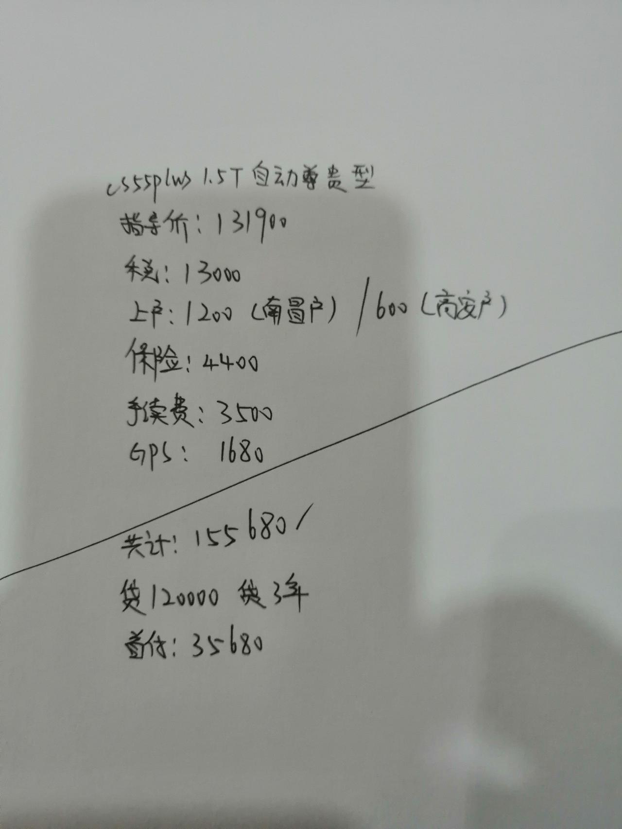 长安CS75 PLUS 各位车友  75plus   1.5T  自动尊贵版  指导价13.19这个报价合适么  麻烦各