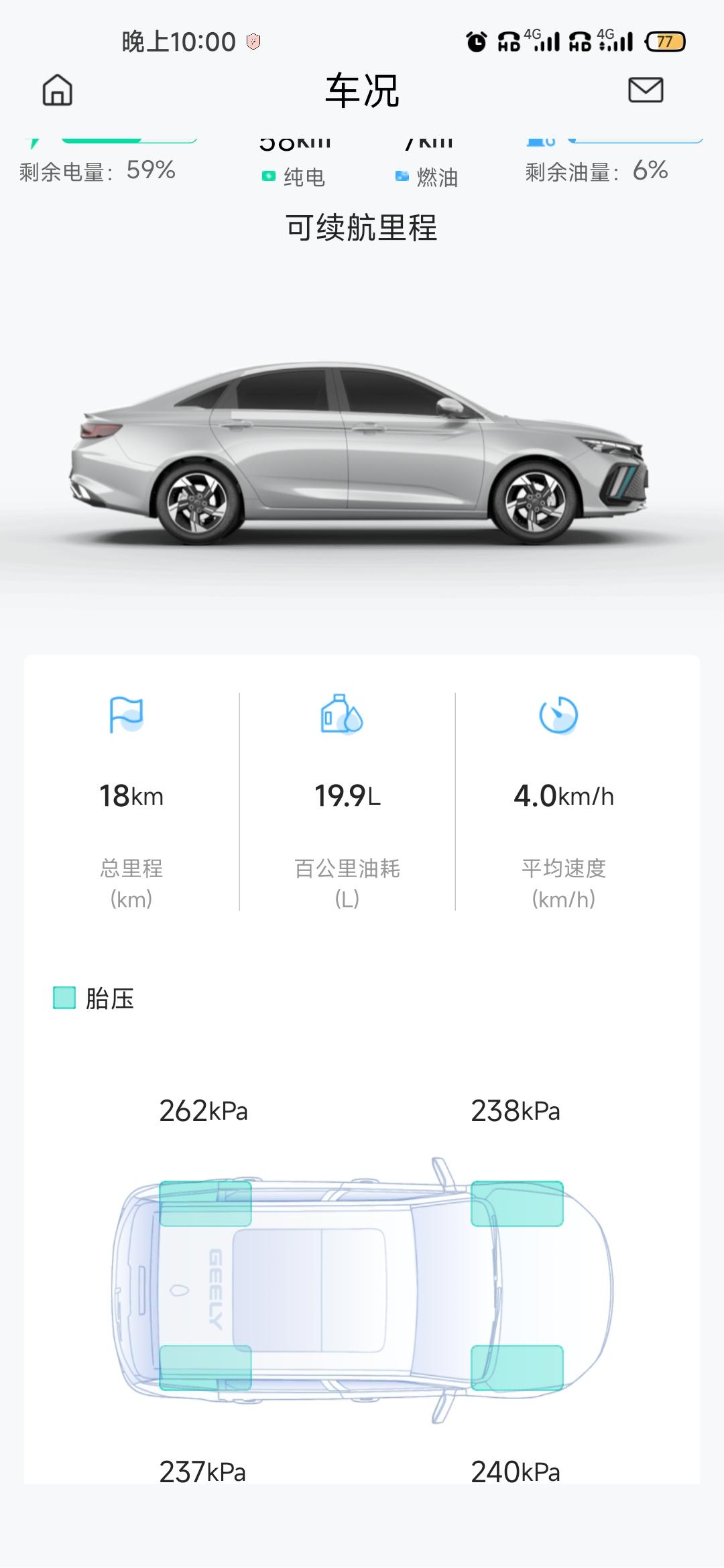 吉利帝豪L 雷神Hi·P 我这个左后胎压怎么高这么多啊？