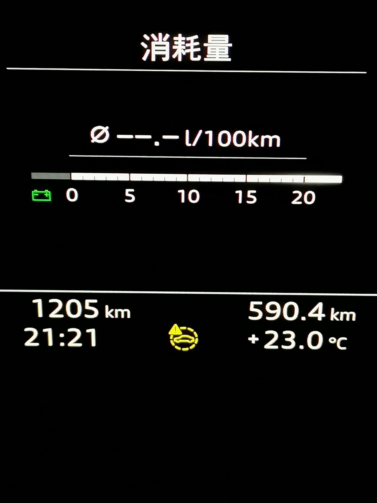 奥迪Q3 Sportback 4月底提车，40时尚版，24w裸车，起步显示下图黄色图标，行车后一段路程又自动消失，请问这
