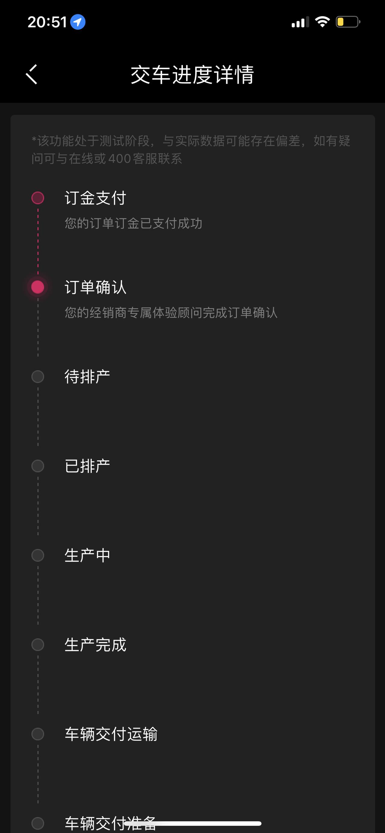 领克09 PHEV 去年11月app预定的 现在等待金也好几千了 现在看订单进度还没有点亮待排产 请问这样正常吗 这算定