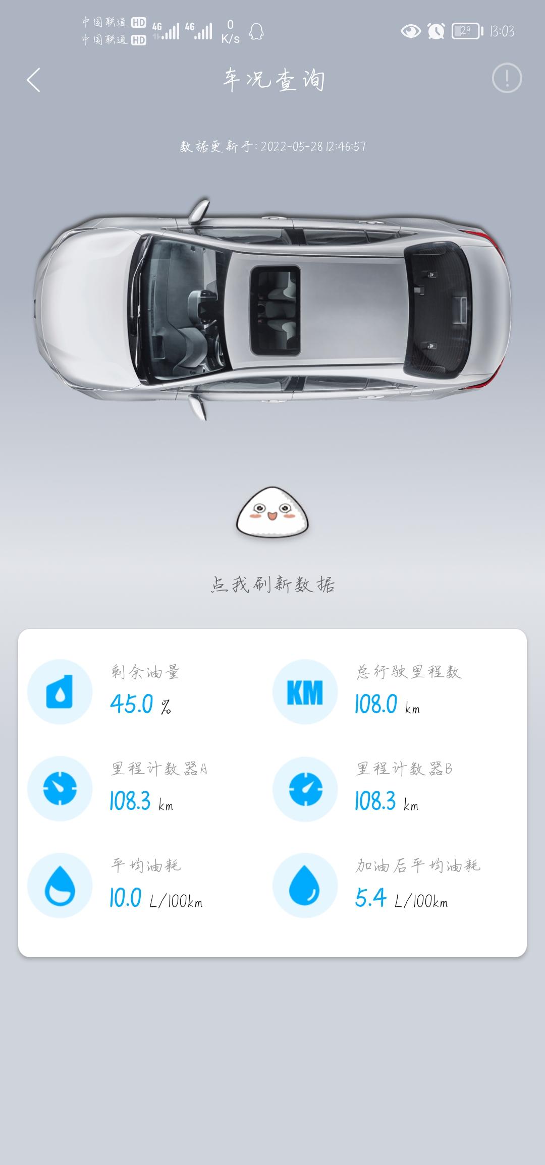 丰田凌尚 提车后的油耗，新手司机，去年11月刚拿的驾照，从没摸过车，今天跑了大概60公里的国道，这油耗还可以吧