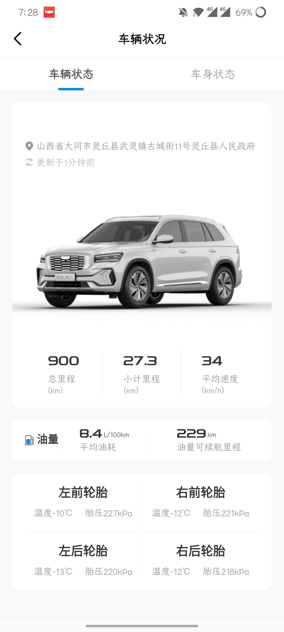 吉利星越L 河南买的车，跑了一趟高速600多公里，为啥现在油耗还是8.5左右下不来