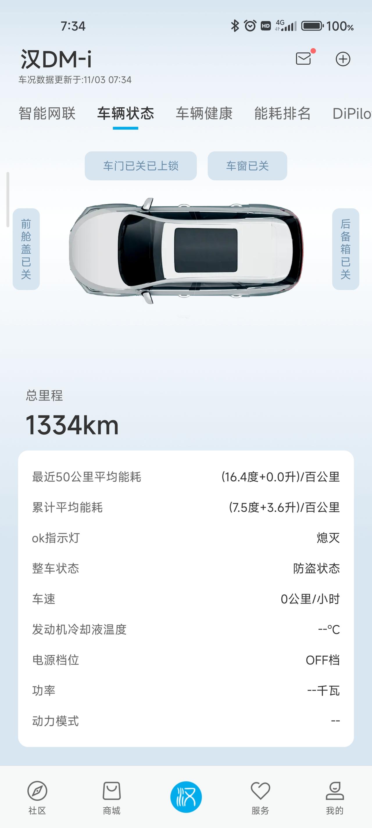 比亚迪汉DM 你们充满电跑到25能跑多少公里，电耗一般多少