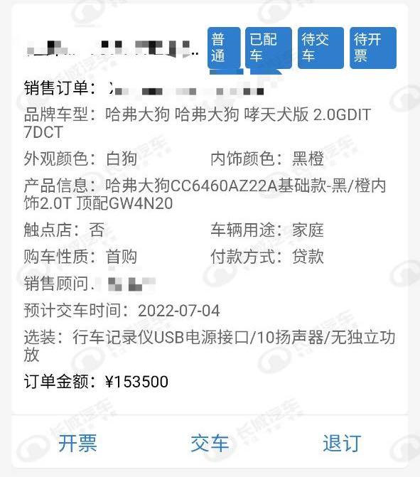 哈弗大狗 这种是到什么进度了？