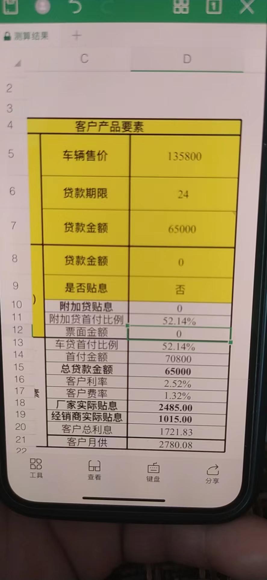 比亚迪秦PLUS DM-i 坐标成都，各位给帮忙看下能刀不？首付:70800+按揭4000+上牌1000+保险预估420