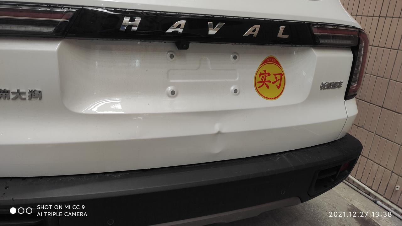 哈弗大狗 一血☞是走保险，还是找修理店呢，朋友给点建议呢提车25天，突破了1000公里，本来挺高兴的，晚上突然发现屁股受