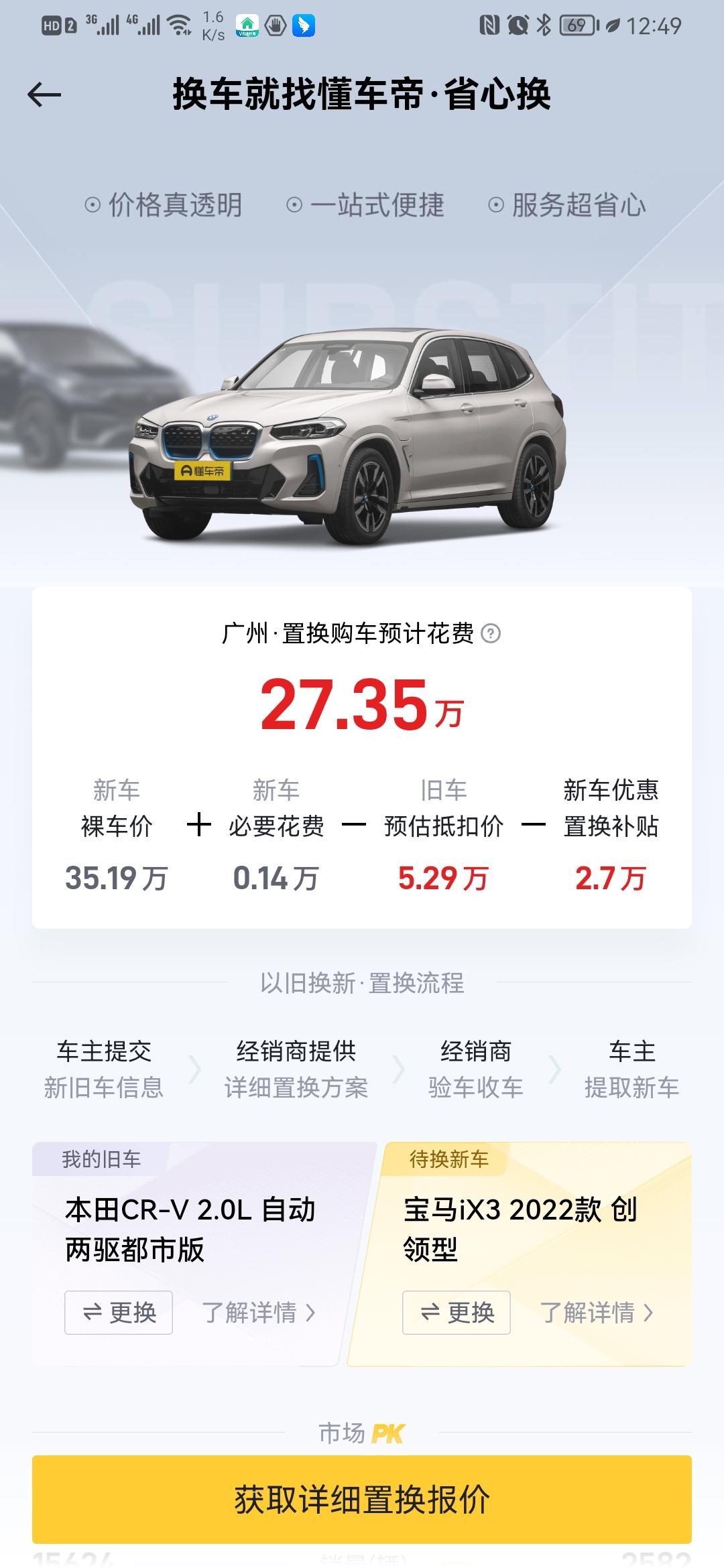 宝马iX3 请问有这价吗
