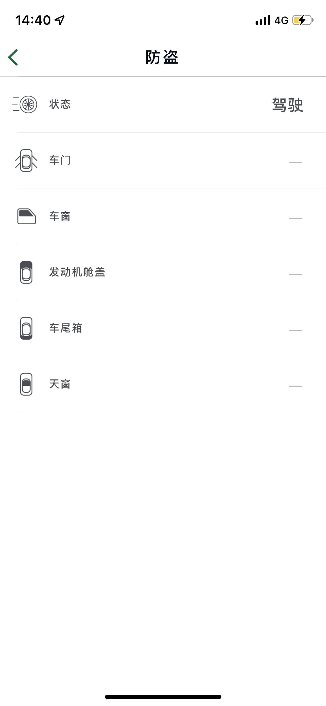 路虎揽胜极光 车停好好的，软件上显示驾驶状态怎么回事