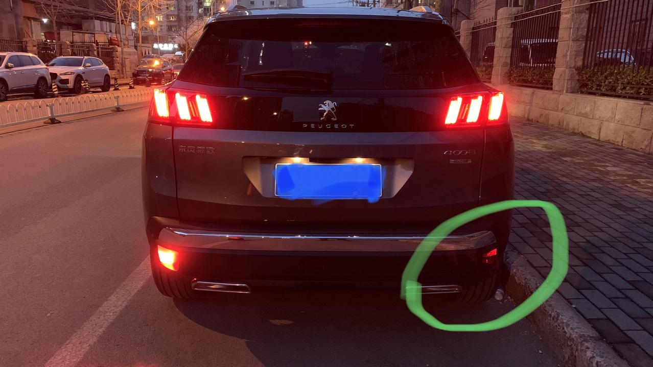 请教:标致4008后面右下为什么设个假车灯?前段时间发现这灯不亮，今天去4S店，告诉我这个车灯是假的，里面没电线、没灯泡