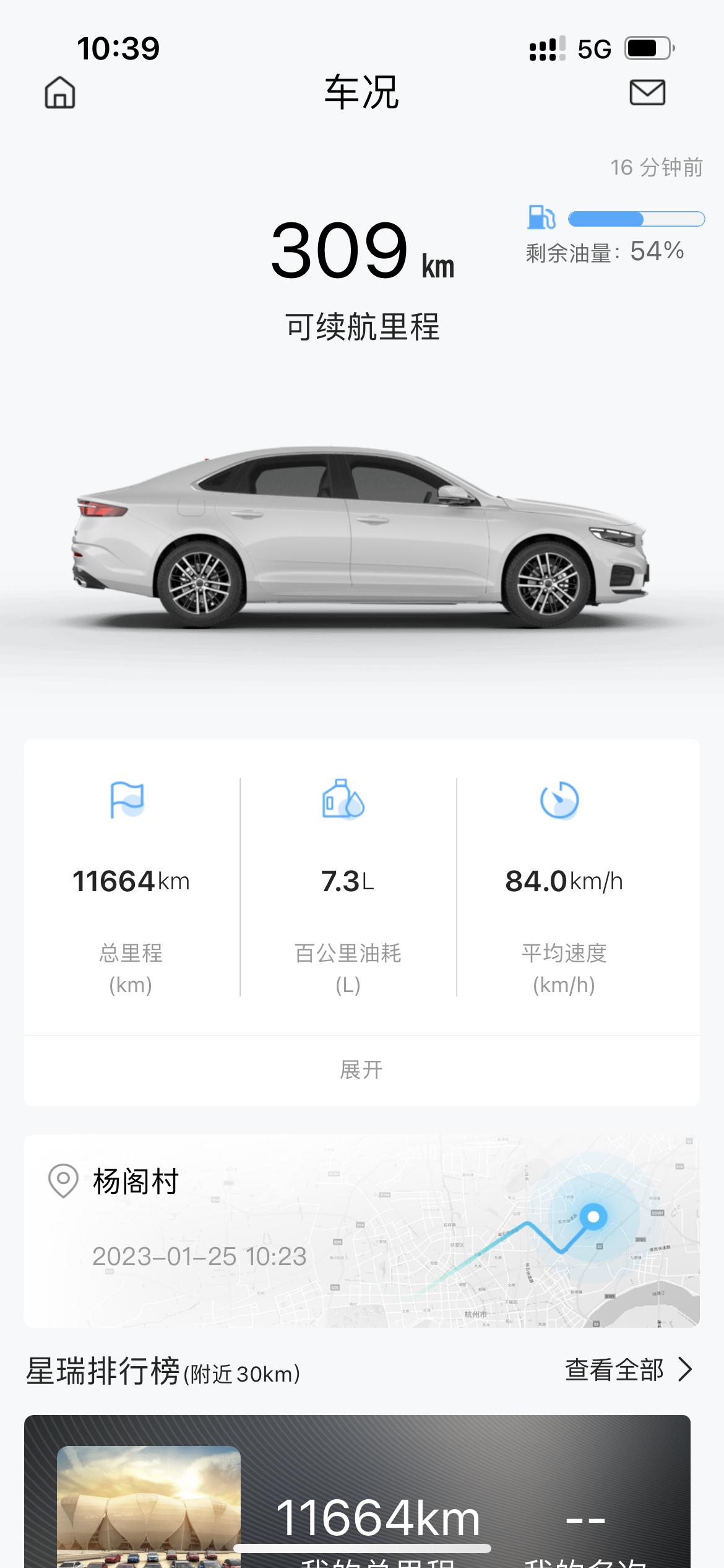 吉利星瑞 自从国六b之后全程高速这个油耗了，以前6.1的，正常吗